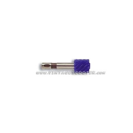 Engrenage Transmission Compteur Vespa 11 Dents/Bleu Cable 2,7mm
